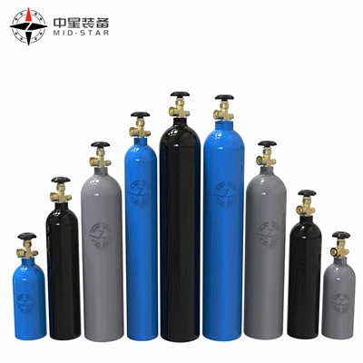 Fabricante profissional de cilindros de gás industriais de alumínio